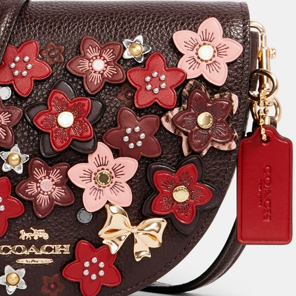 ❤️HP🎉New Coach Crossbody With Daisy Applique - Picture 5 of 9